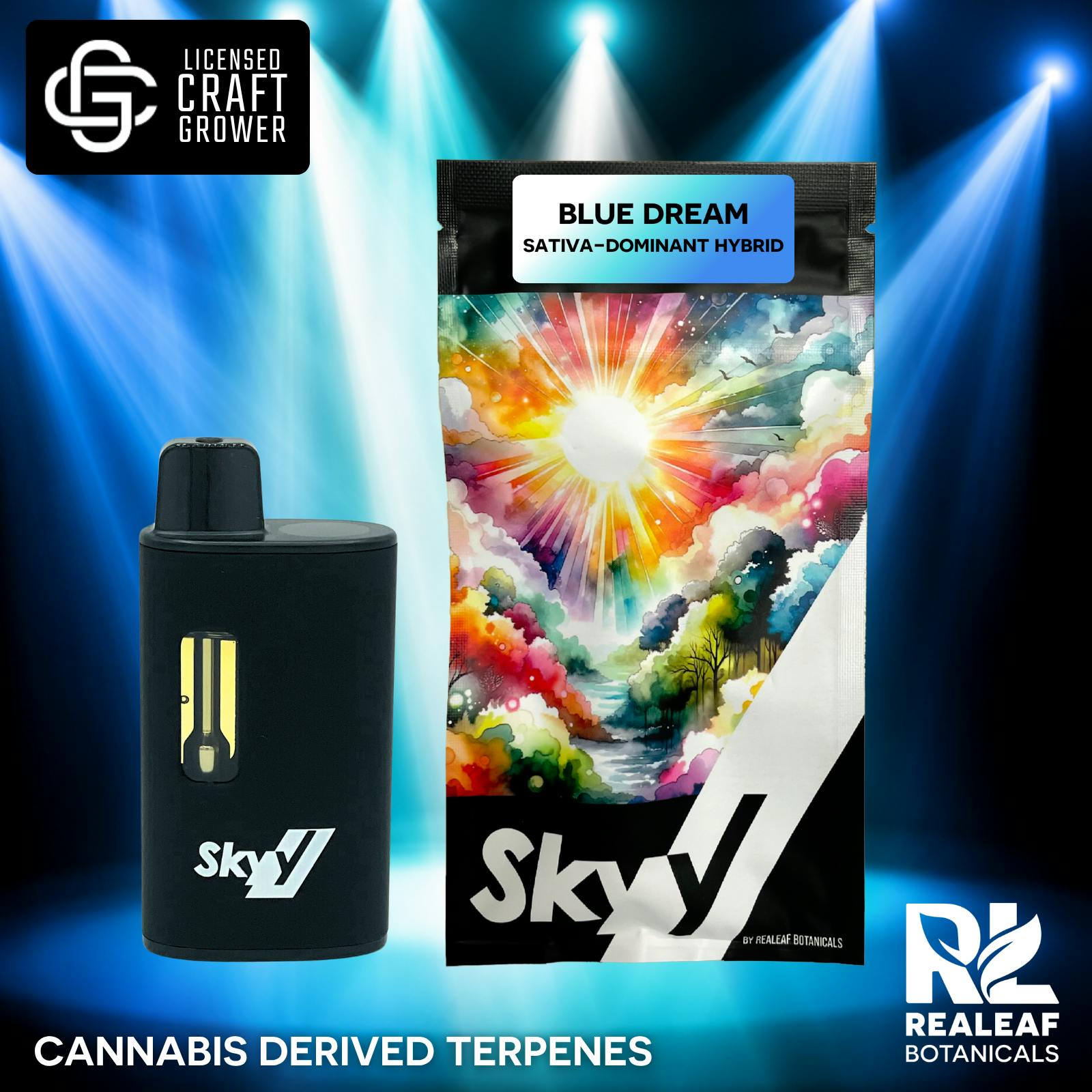 Realeaf Botanicals - Blue Dream Disposable Pen 3g - 1