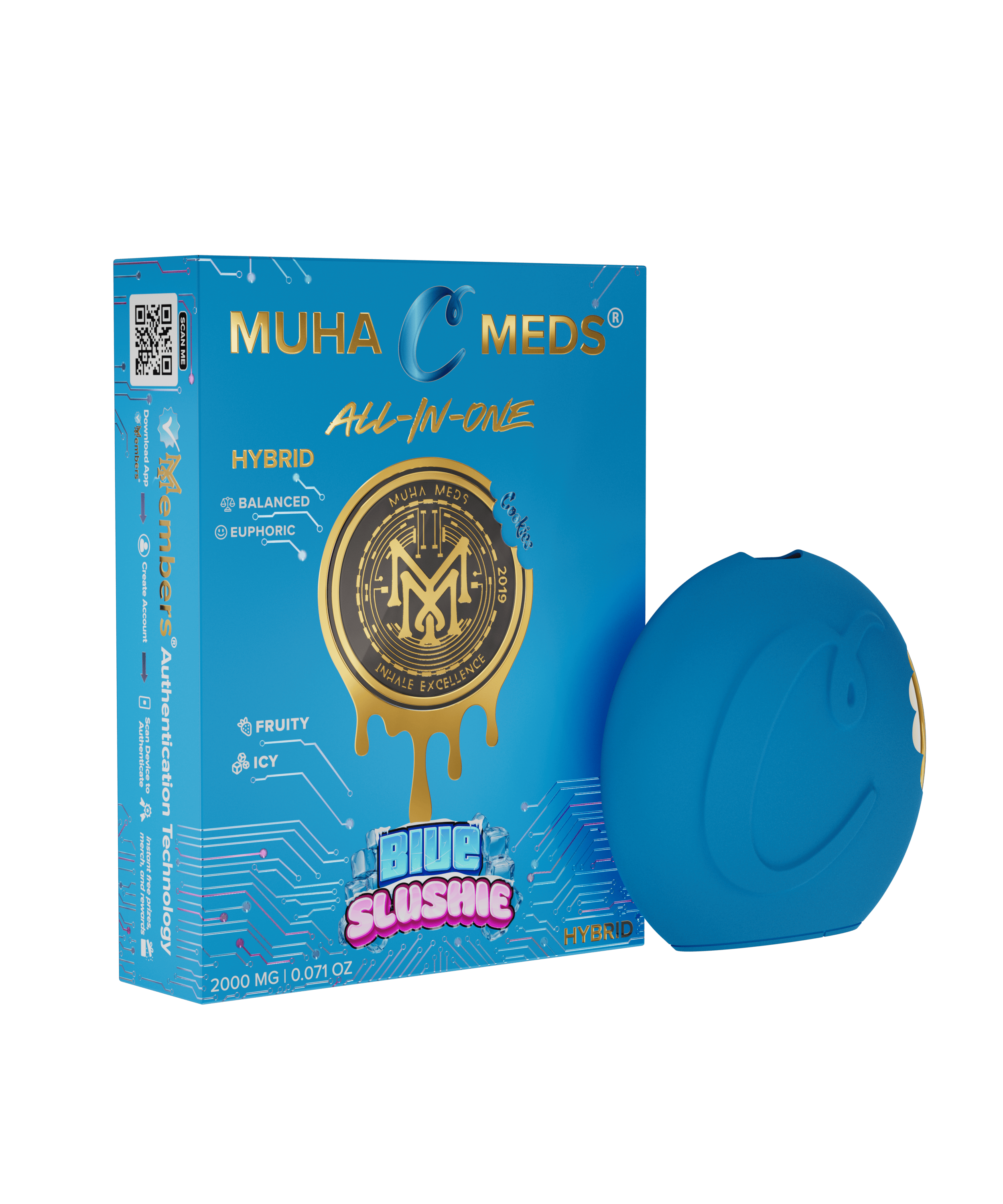 Muha Meds - Muha Meds x Cookies | Blue Slushie | Disposable | 2g - 1