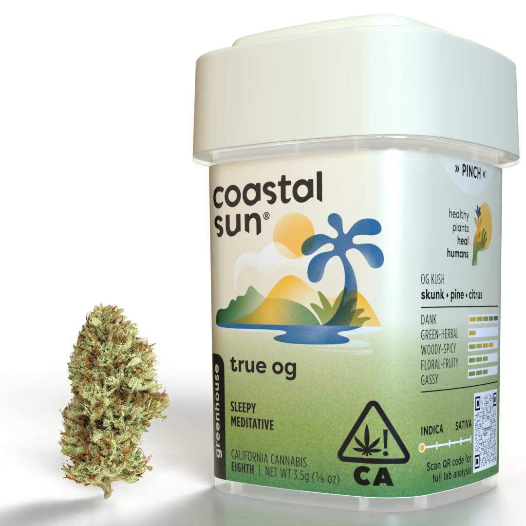 Coastal Sun - True OG Greenhouse Flower 3.5g - 1