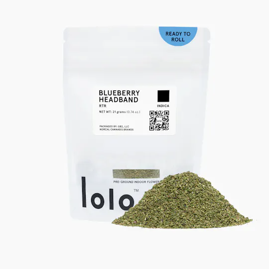 lolo - Blueberry Headband | Indoor Ready To Roll | 21g - 1