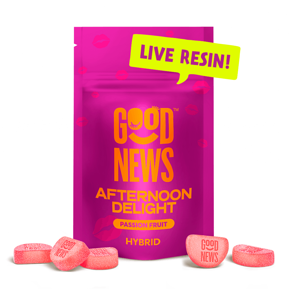 Good News - Afternoon Delight | Passionfruit Gummies | 200mg | 20ct | 10mg/ea - 1