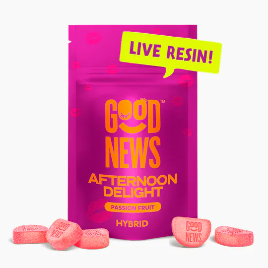 Good News - Afternoon Delight | Passionfruit Gummies | 200mg | 20ct | 10mg/ea - 1