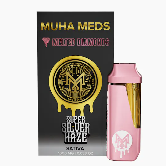 Muha Meds - Muha Meds | Super Silver Haze | Melted Diamonds Disposable | 1g - 1