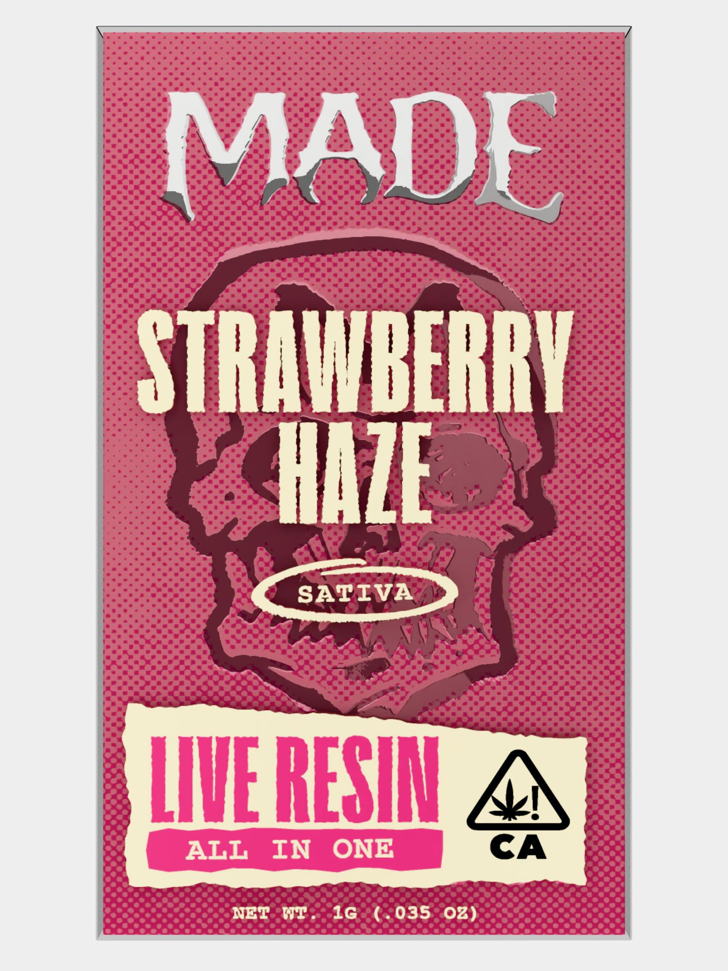 MADE - MADE | Strawberry Haze | Live Resin AIO | 1G - 1