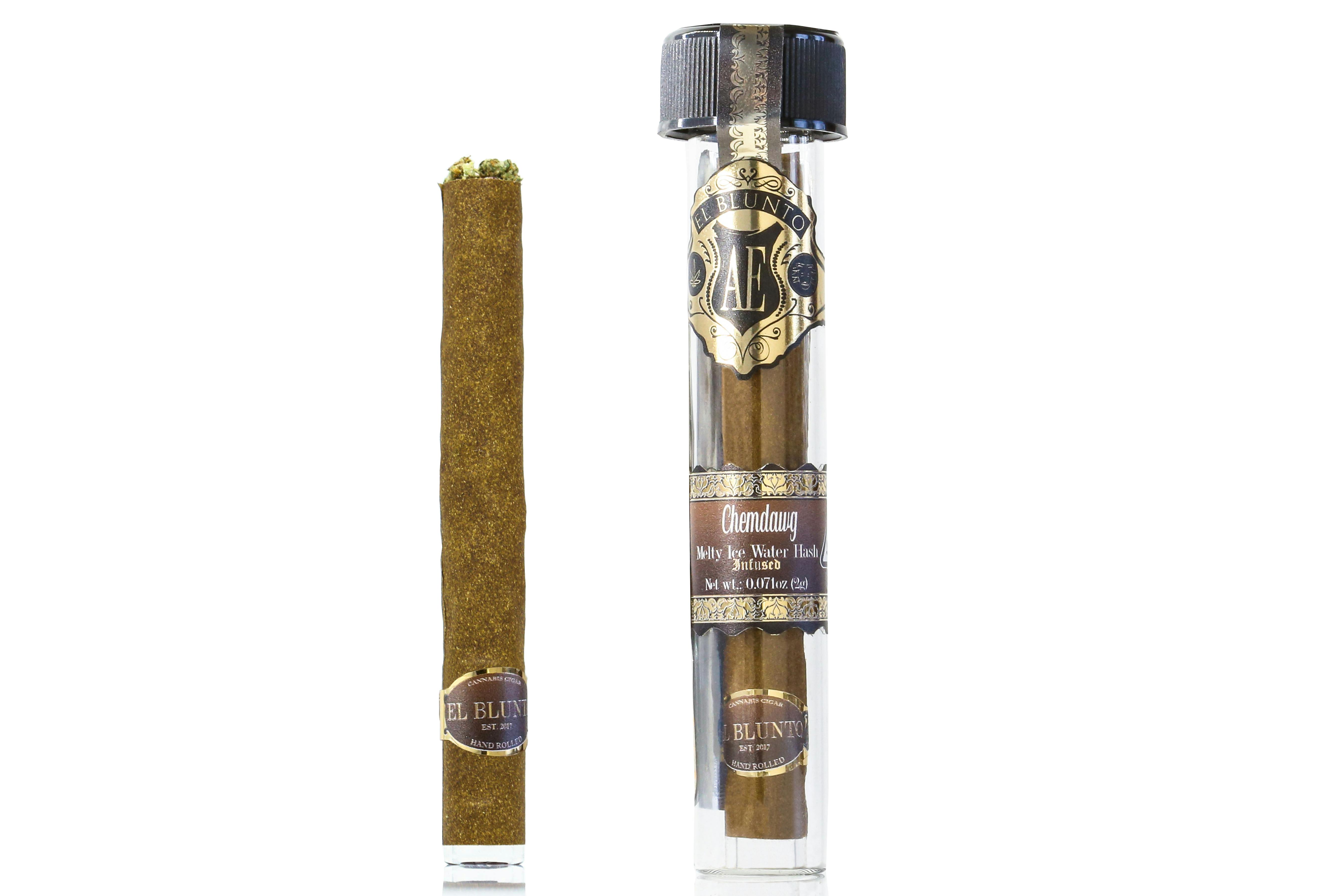El Blunto by Albert Einstone's - El Blunto - Chemdawg - 2G Cannabis Cigar - Hash Infused [Blunt] - 1