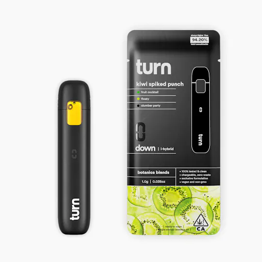 turn - Kiwi Spiked Punch | Botanica Blends | AIO | Indica-Hybrid - 1
