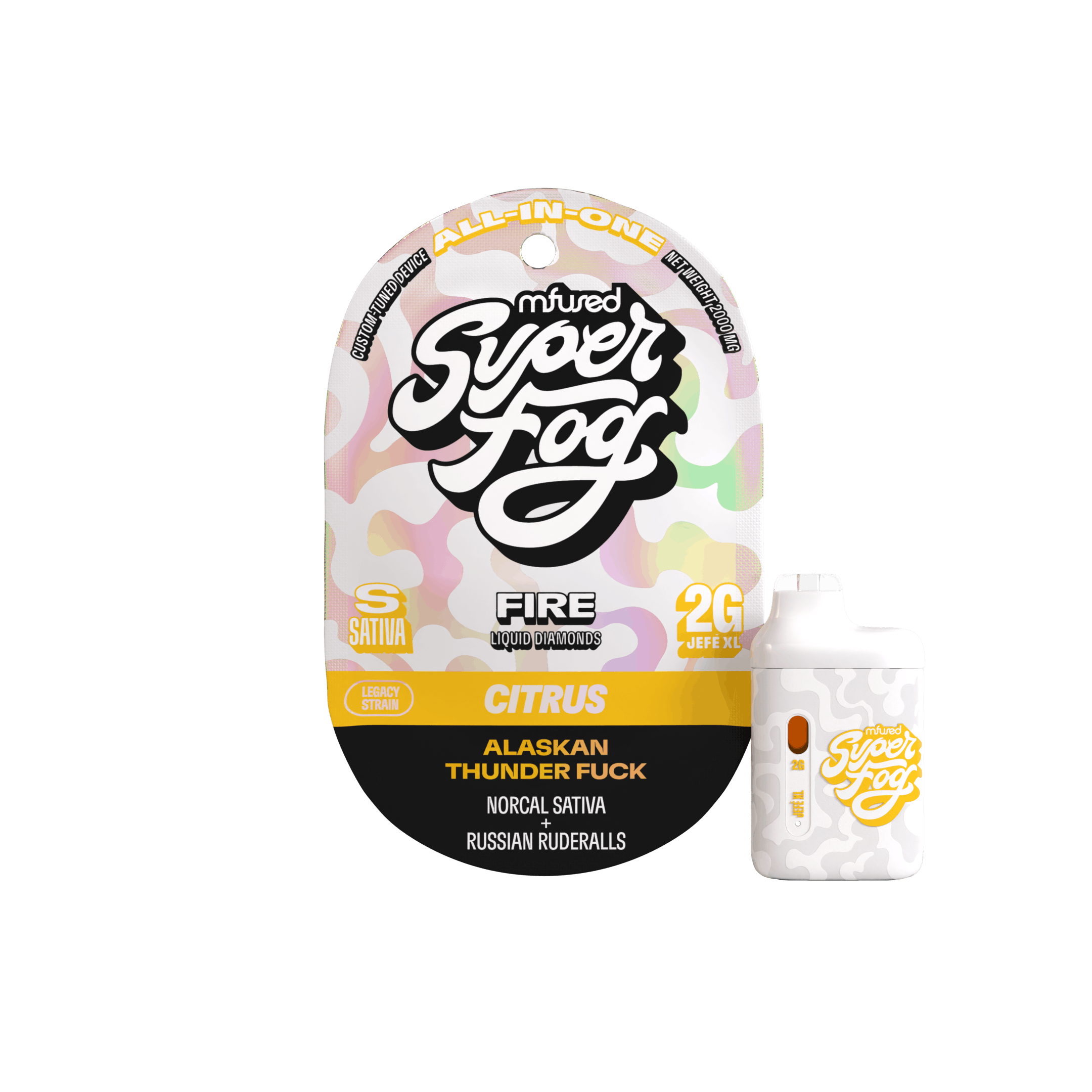 Super Fog by MFused - ATF | FIRE Liquid Diamonds Jefé Disposable | 2g - 1