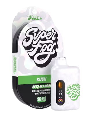 Super Fog by MFused - KO Kush | FIRE Liquid Diamonds Jefé Disposable | 2g - 1