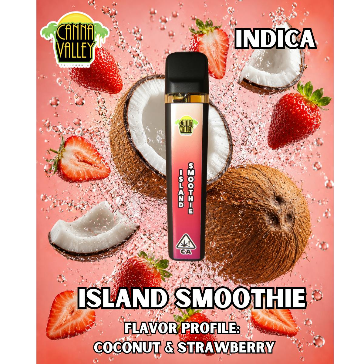 Canna Valley - Canna Valley - Island Smoothie - 1g AIO Vape - Indica - 1