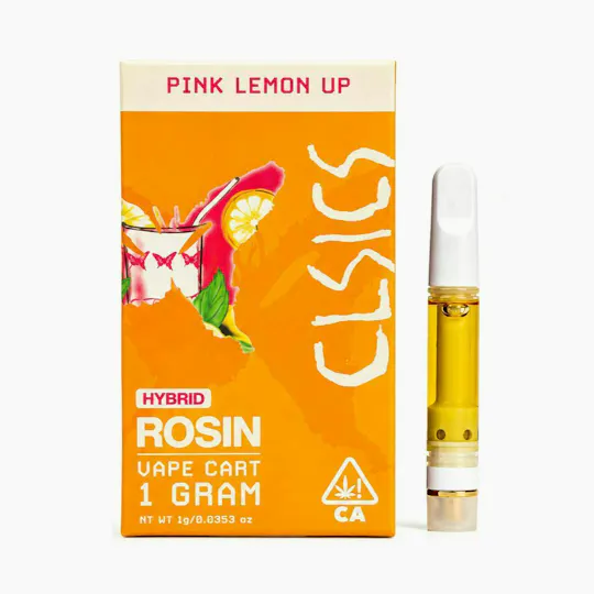 CLSICS Rosin & Rosin Infused Pre Rolls - Pink Lemon Up - Live Rosin Vape Cartridge - 1g - 1
