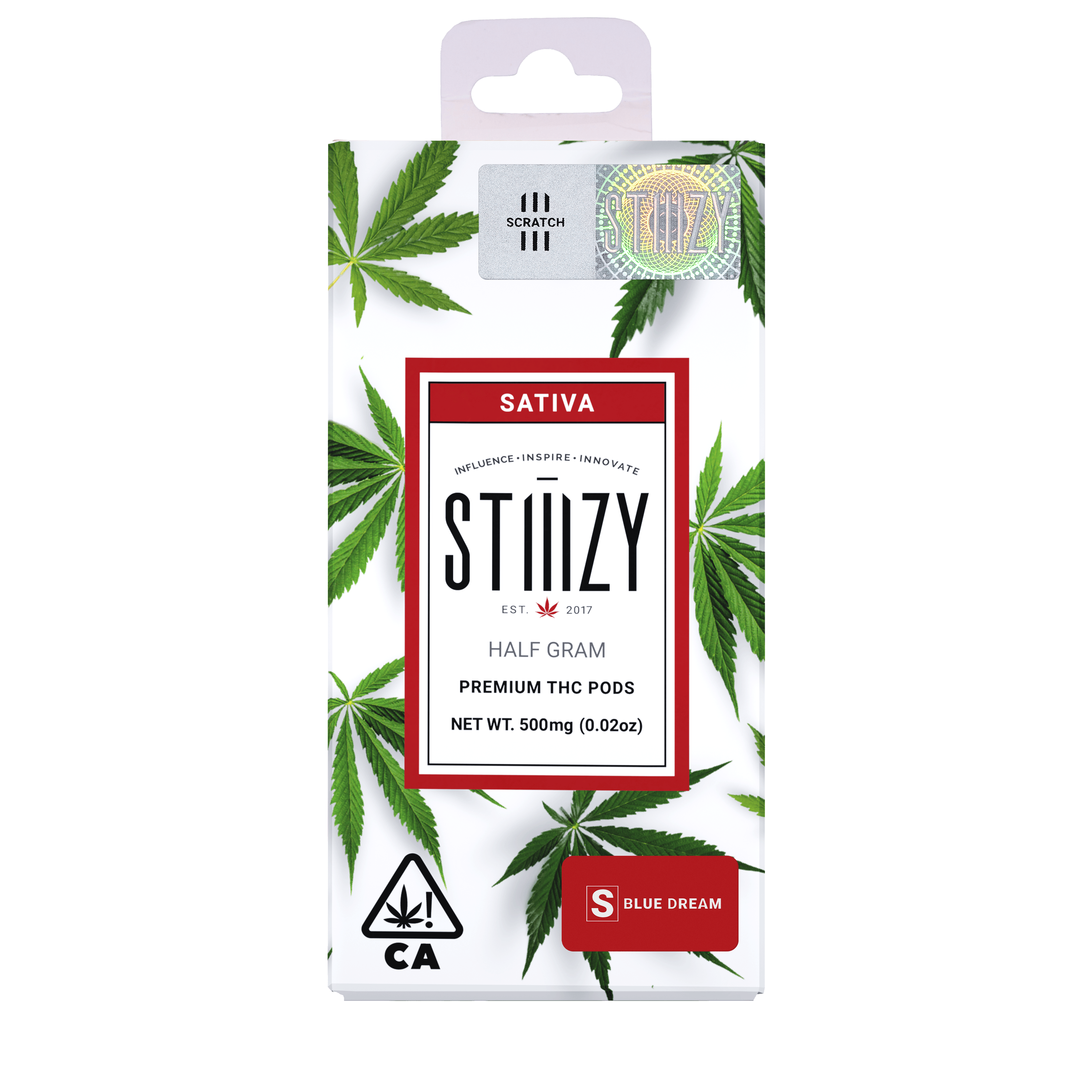 STIIIZY - Vape Cartridge - BLUE DREAM .5G Original THC Pod - STIIIZY - 1