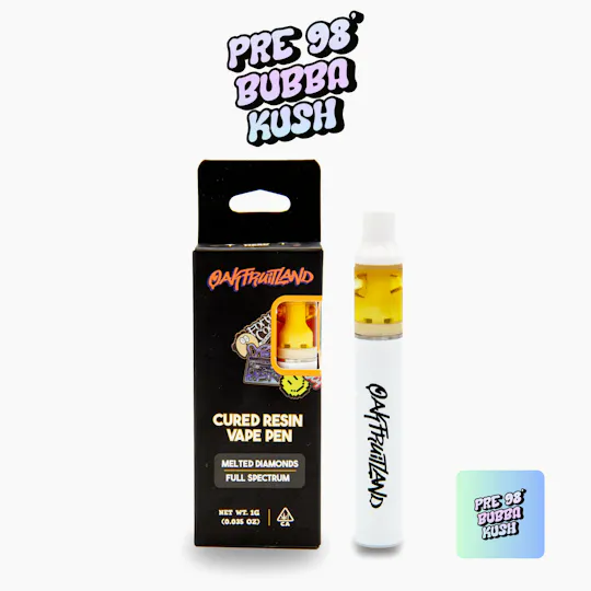 Oakfruitland (OFL) - Pre 98 Bubba Kush | Cured Resin Disposable | 1g - 1