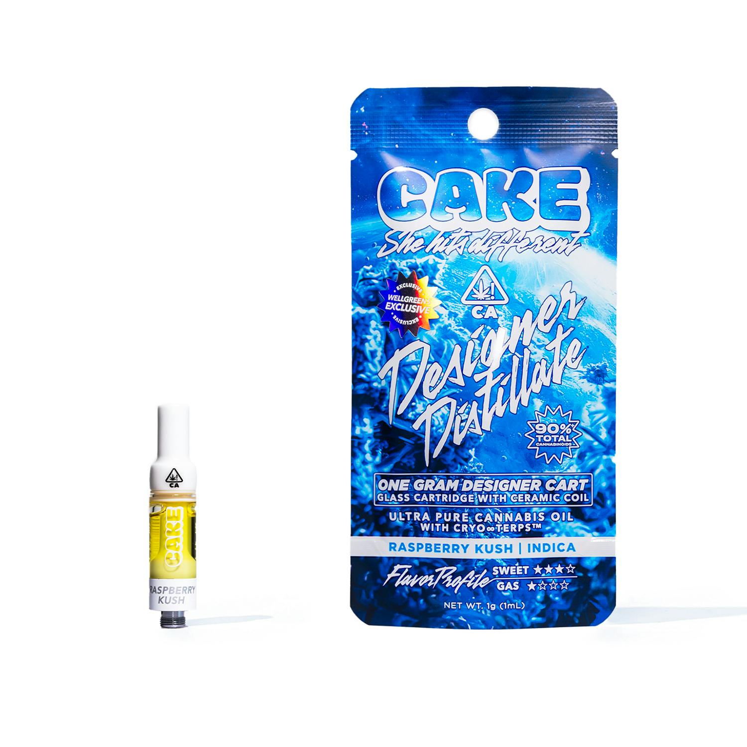 CAKE she hits different - Raspberry Kush | Cartridge | 1g - 1