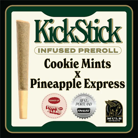 Mule Extracts - Cookie Mints x Pineapple Express | Infused Joint | 1g - 1