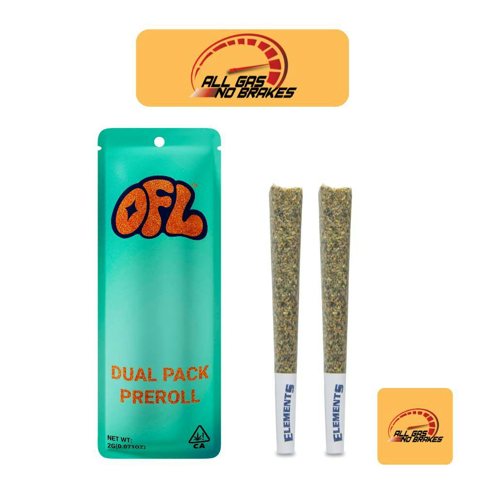 Oakfruitland (OFL) - All Gas No Brakes | Joints | 1g each | 2pk - 1