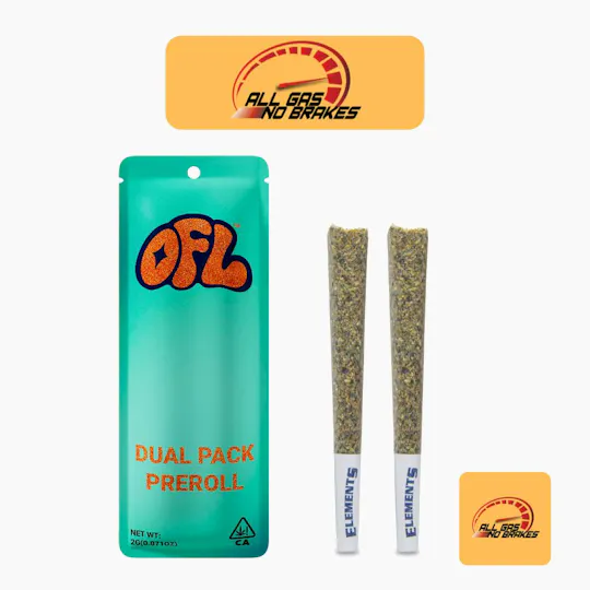 Oakfruitland (OFL) - All Gas No Brakes | Joints | 1g each | 2pk - 1