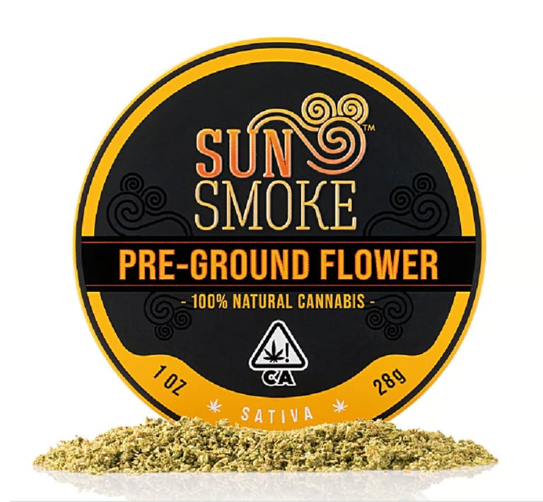 SunSmoke - SunSmoke | Sativa Blend | Flower | Pre-Ground | 1oz Tin - 1