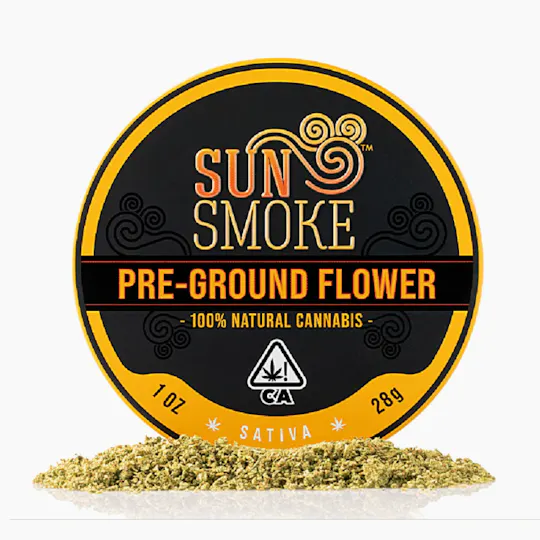 SunSmoke - SunSmoke | Sativa Blend | Flower | Pre-Ground | 1oz Tin - 1