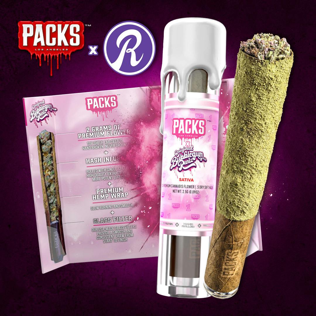 PACKS Los Angeles - OG Bubblegum Runtz | Classic Blunt | 2.5g - 1