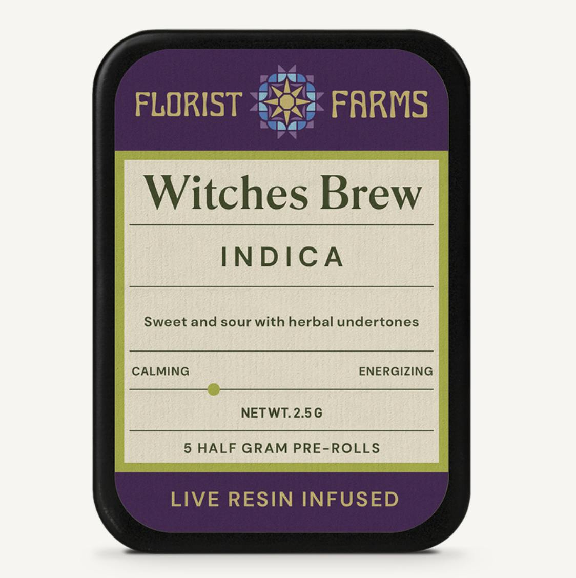 Florist Farms - Florist Farms | Witches Brew | Live Resin Infused Minis | 0.5g each | 5pk - 1
