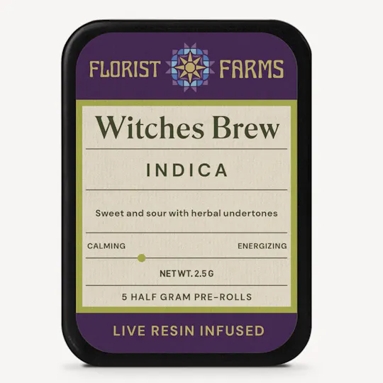 Florist Farms - Florist Farms | Witches Brew | Live Resin Infused Minis | 0.5g each | 5pk - 1