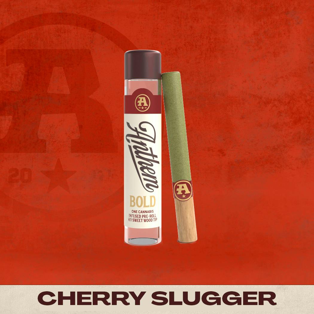 Anthem - Bold Wood Tip Infused Cherry Slugger Pre-Roll 1g - 1