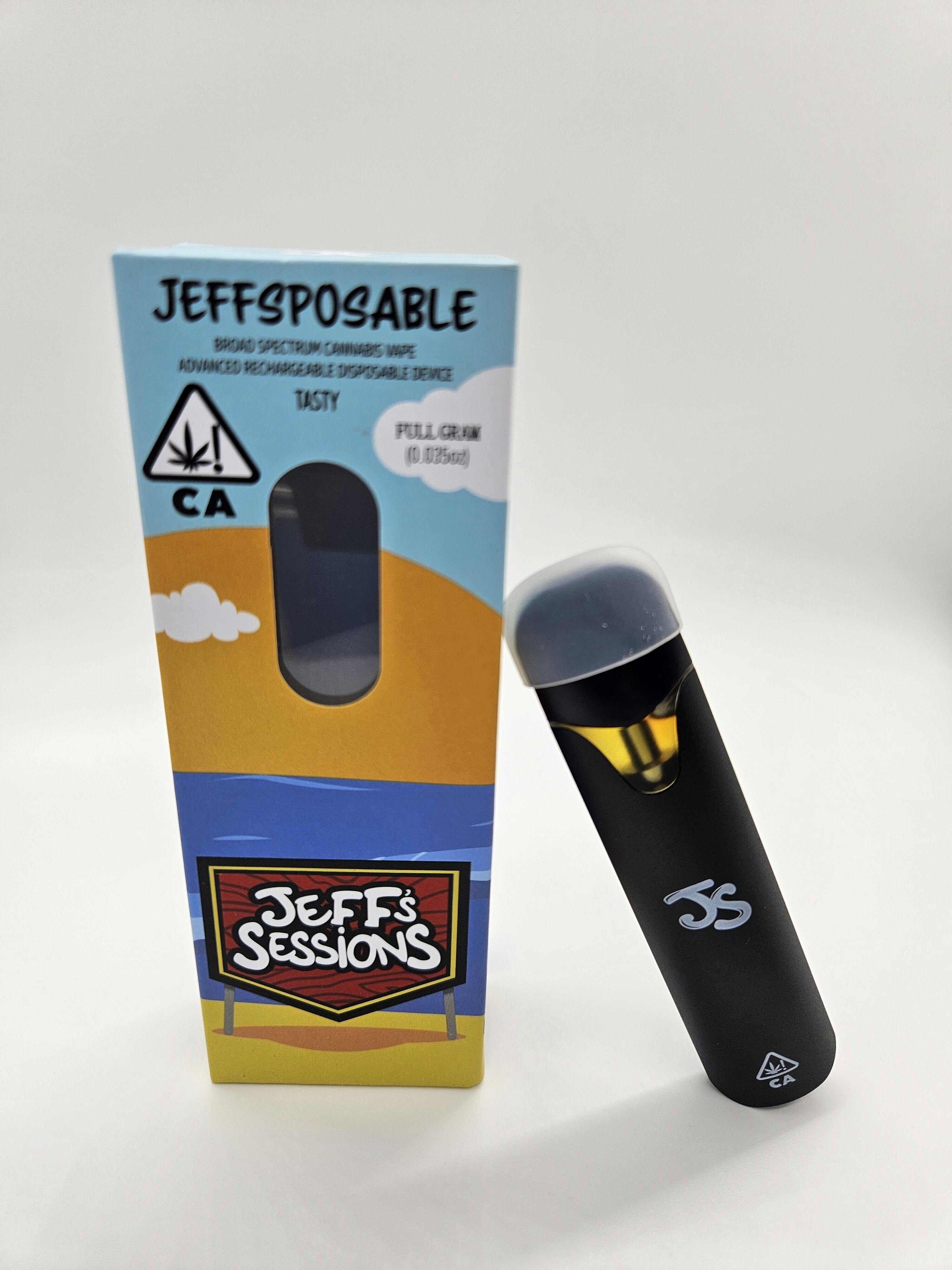 Jeff's Sessions - Jeff's Sessions Platinum Blueberry Kush 1g Disposable - 1