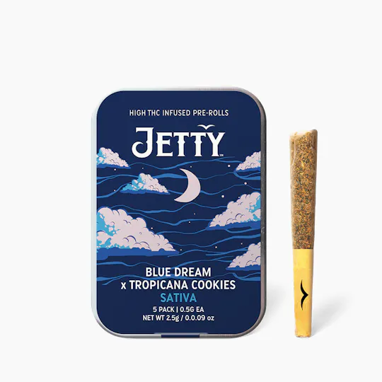 Jetty Extracts - NY Blue Dream x Tropicana Cookies | Infused Minis | 0.5g each | 5pk - 1