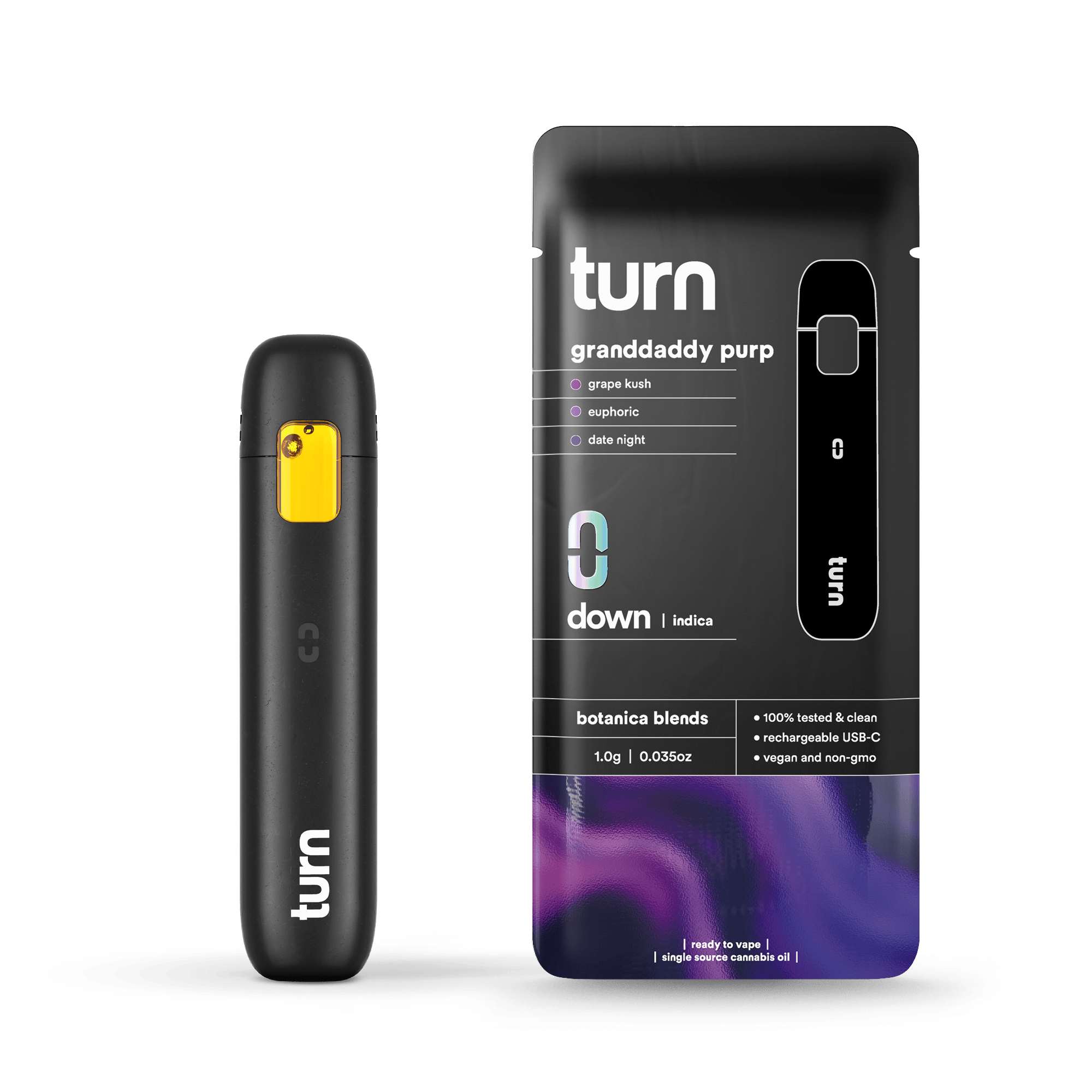 turn - Granddaddy Purp | Botanica Blends | AIO | Indica (3) - 1