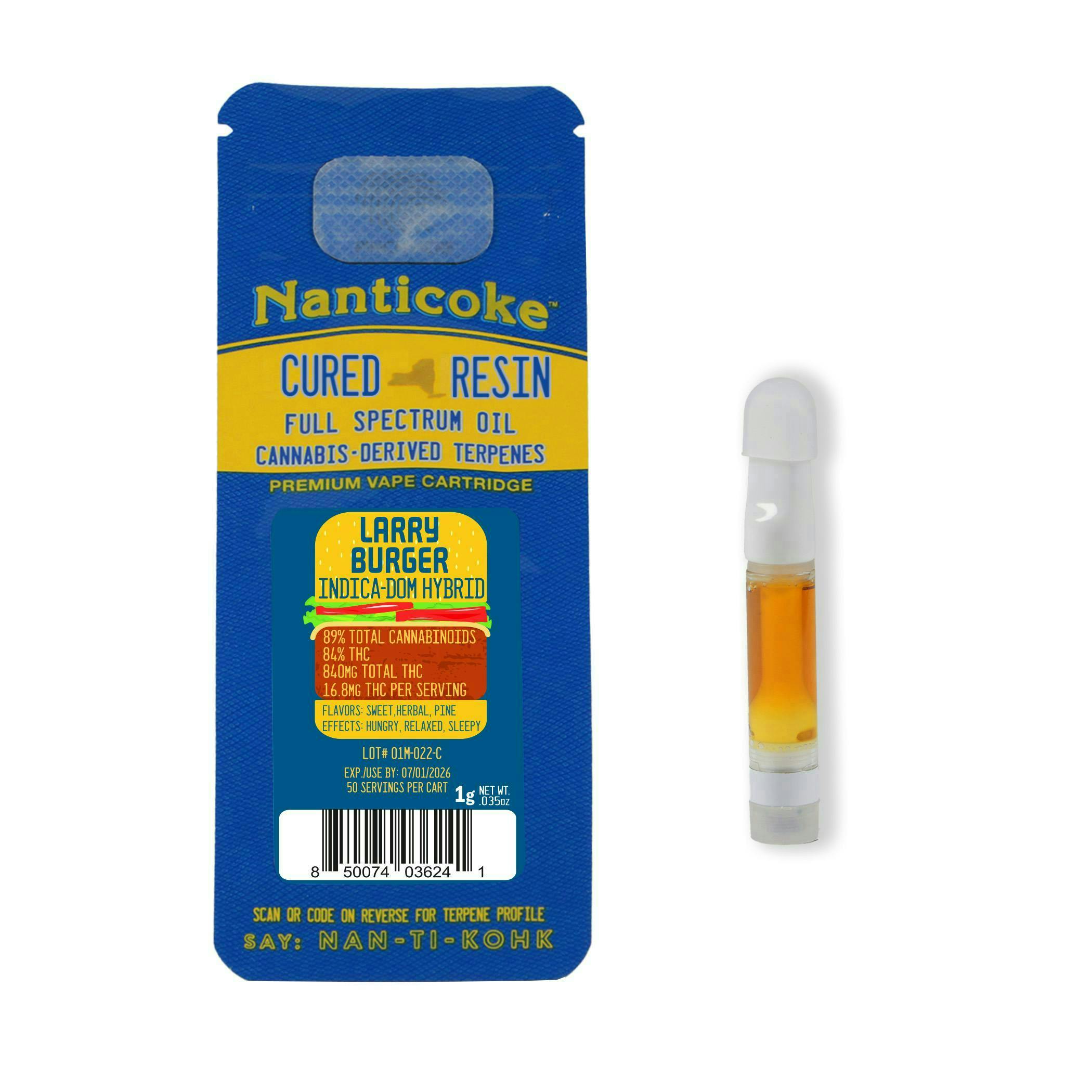 Nanticoke - Larry Burger | Cartridge | 1g - 1