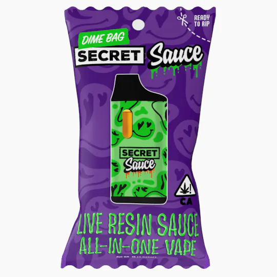Dime Bag - Knights Templar | Secret Sauce Disposable | 1g - 1