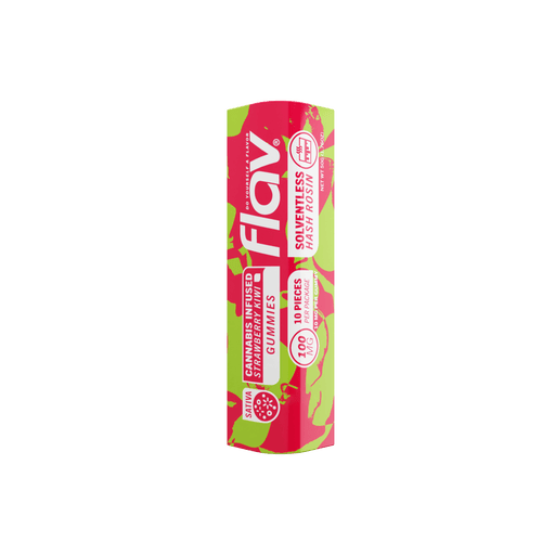 Flav - Gummy - Hash Rosin - Strawberry Kiwi - 100mg - 1