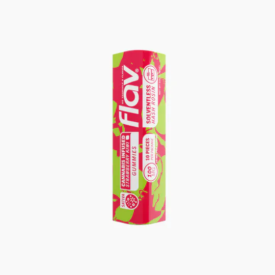 Flav - Gummy - Hash Rosin - Strawberry Kiwi - 100mg - 1