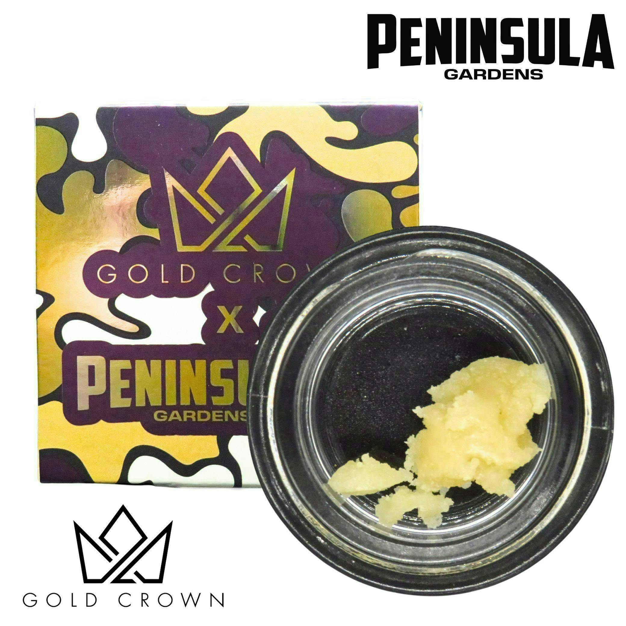 Gold Crown - Gold Crown x Peninsula Gardens | Grape Crean Cake | Badder | 1g - 1