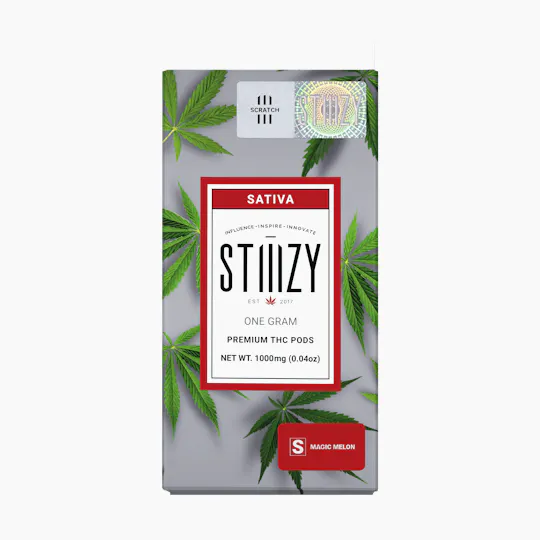 STIIIZY - Vape Cartridge - MAGIC MELON 1G Original THC Pod - STIIIZY - 1