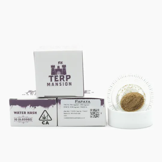 Terp Mansion - Papaya 1g Water Hash - 1