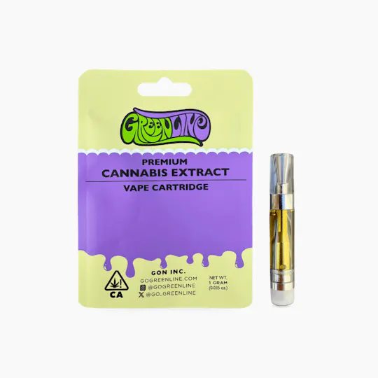 Greenline - Granddaddy Purp - Vape Cart - Indica - 1g - 1