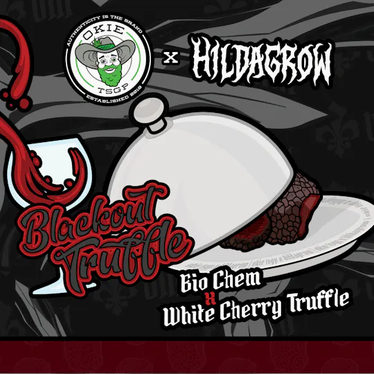 Okie TSGP - Blackout Truffle (Hildagrow) - 1g - Live Hash Rosin Batter - 1