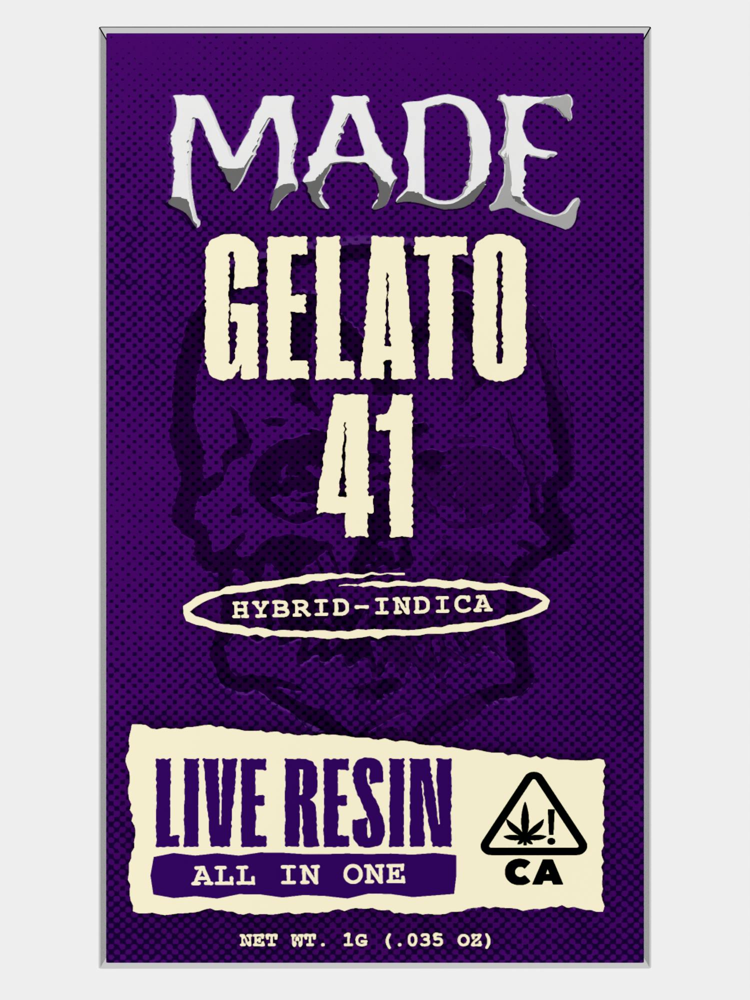 MADE - MADE | Gelato 41 | Live Resin AIO | 1G - 1