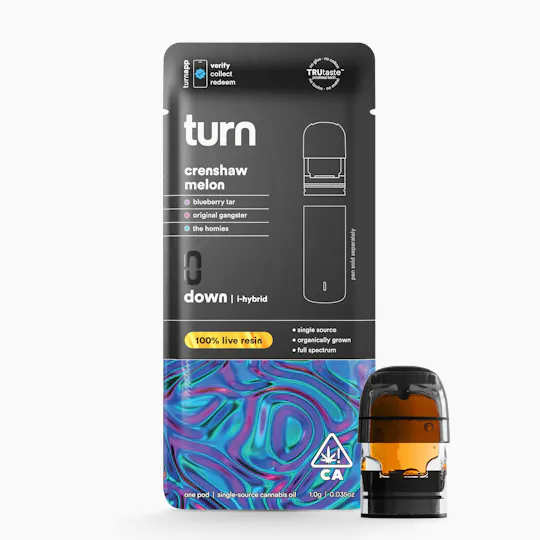 turn - Crenshaw Melon | 100% Live Resin | Indica-Hybrid - 1