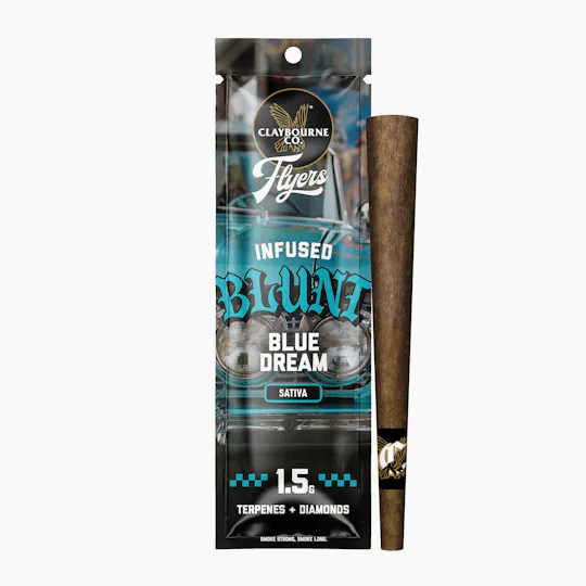 Claybourne Co. - Blue Dream (1.5g) - Flyers Infused Blunt - 1