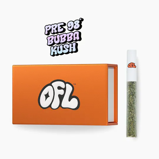 Oakfruitland (OFL) - Pre 98 Bubba Kush | Joints | 0.7g each | 5pk - 1
