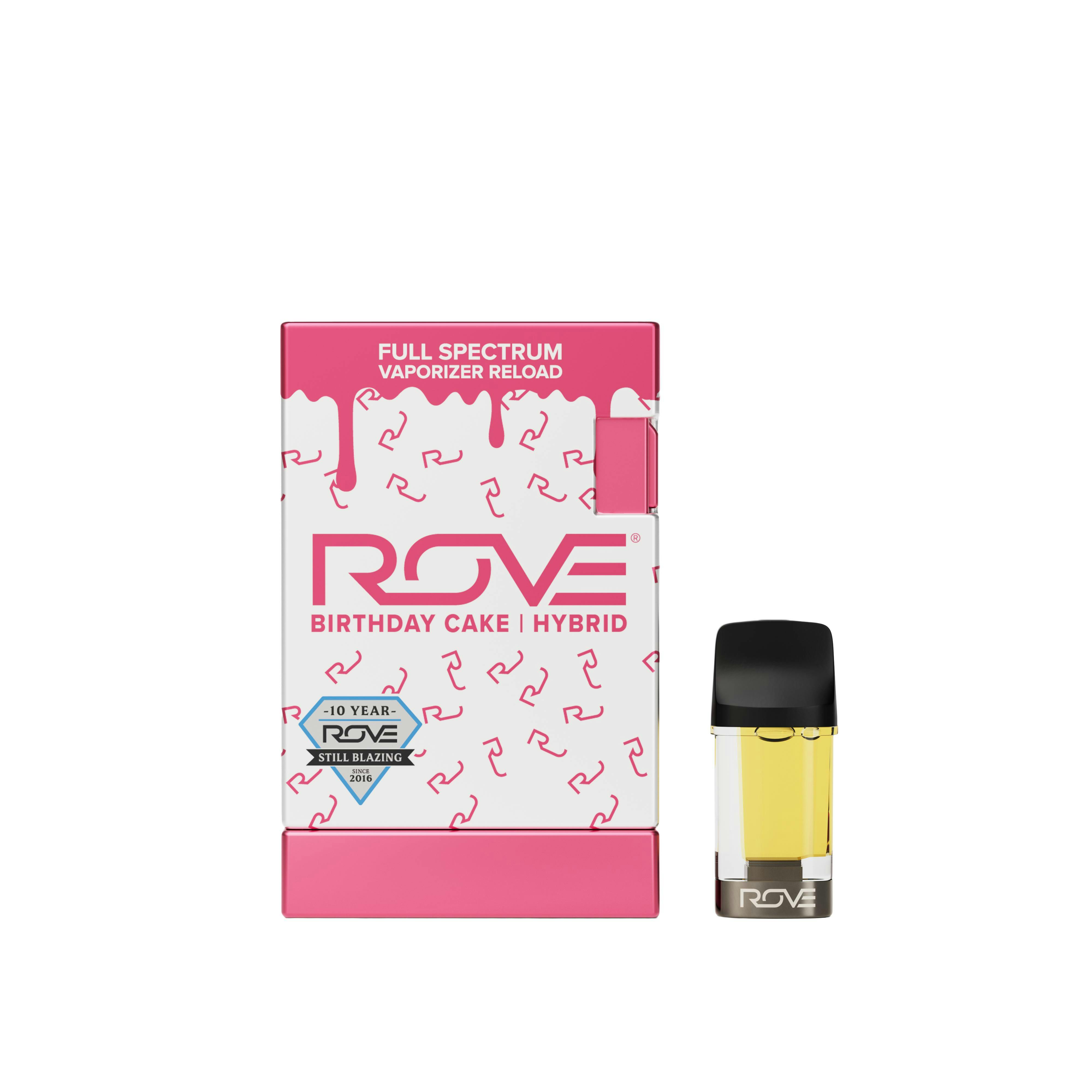ROVE - Birthday Cake | Melted Diamond Live Resin Vaporizer | 1.0g (Reload) - 1