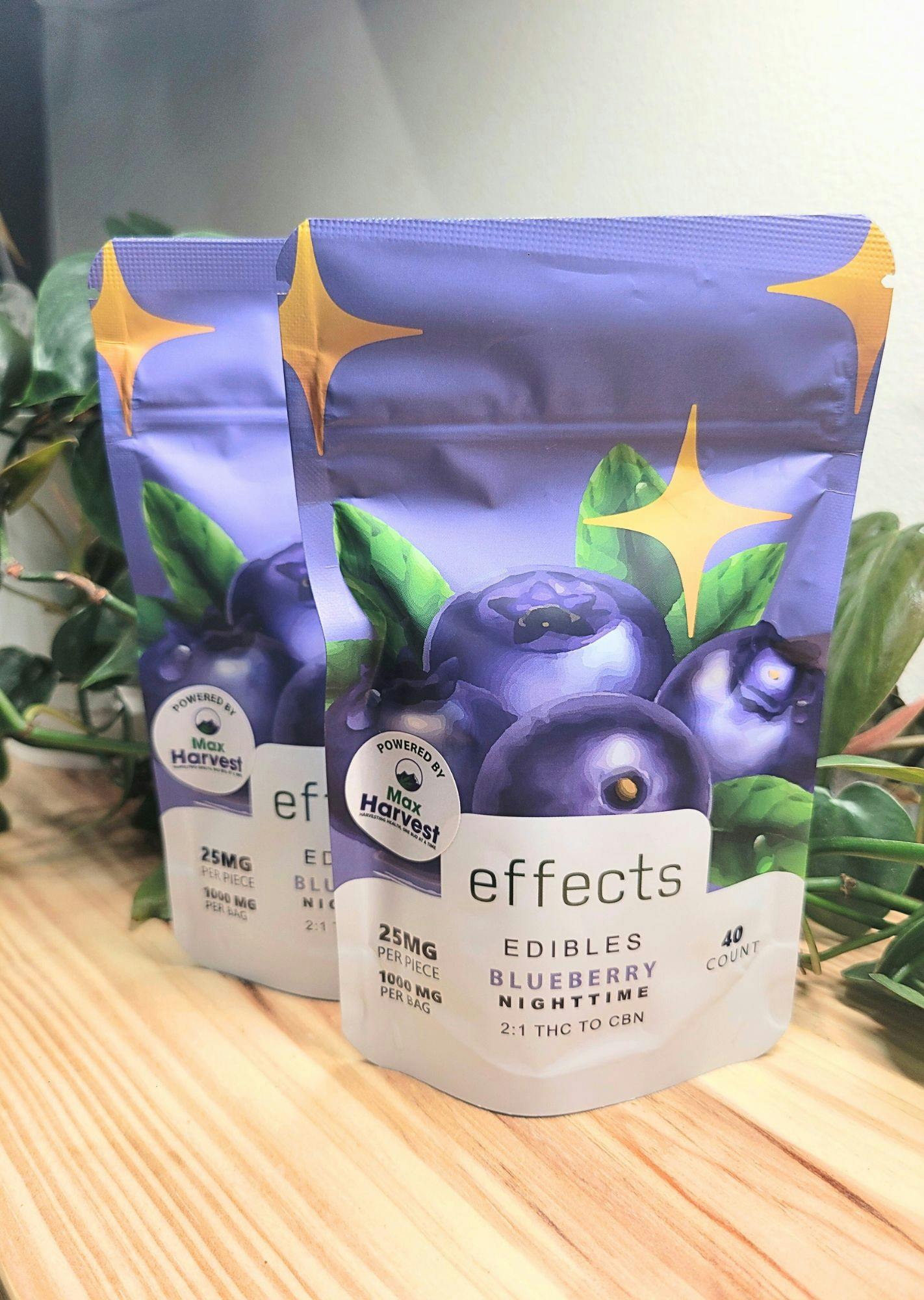 Noble Labs - Noble Labs - Effects Nighttime Gummies 25mg/40 pack | Blueberry - 1