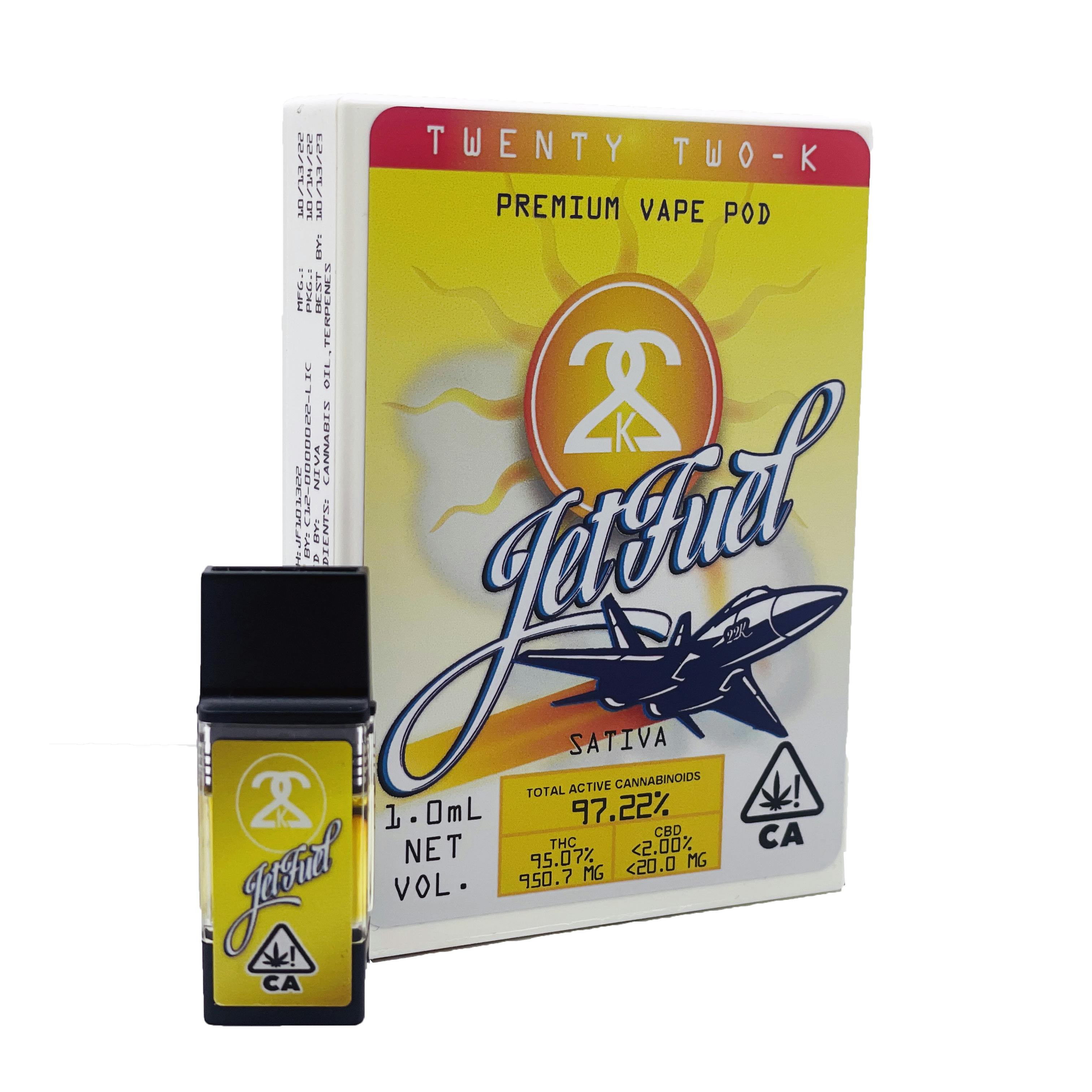 Twenty Two K / 22k - 22K - Jet Fuel 1.0ml POD - 1