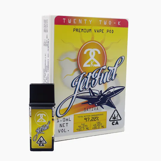 Twenty Two K / 22k - 22K - Jet Fuel 1.0ml POD - 1