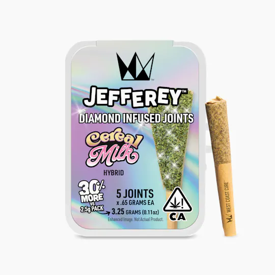 West Coast Cure - Cereal Milk - Jefferey Infused Joint .65g 5 Pack - 1