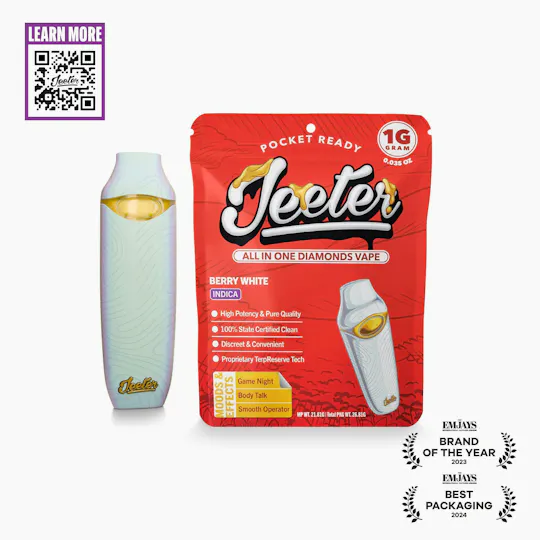 Jeeter - Jeeter | Berry White | Diamonds Disposable | 1g - 1