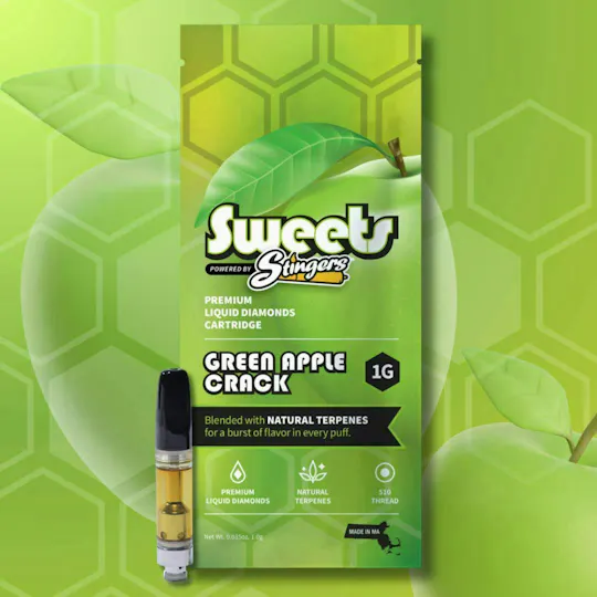 Stingers - Brand - Green Apple Crack | 510 Cartridge | 1g - 1