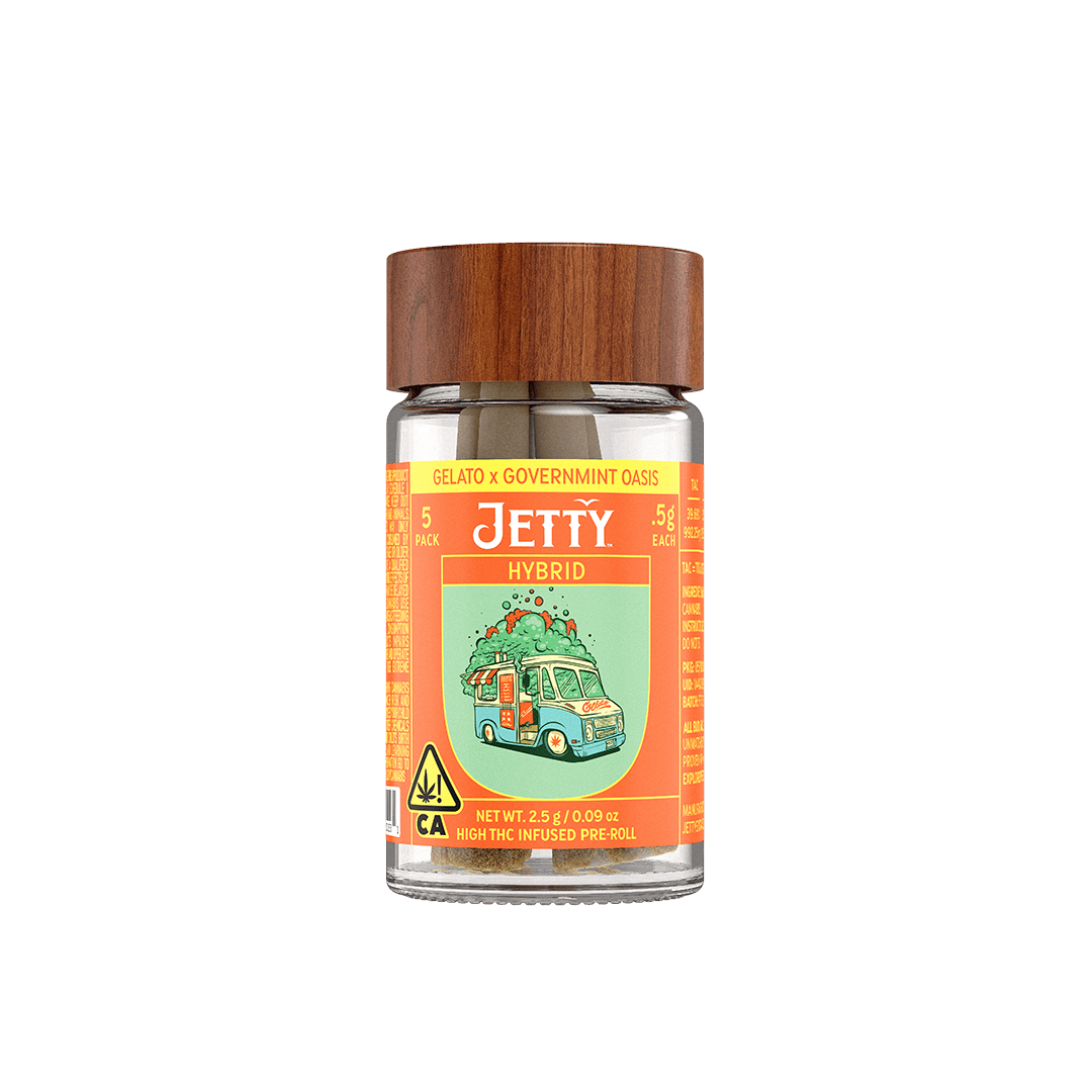 Jetty Extracts - Burger 42 x Blueberry GMO | Infused Minis | 0.5g each | 5pk - 1